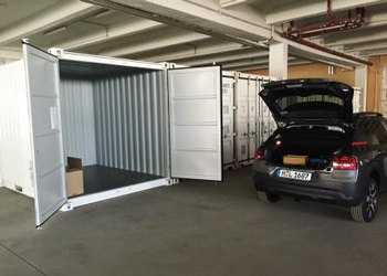 Einlagerung direkt an der Box - Hallenlager ConBox