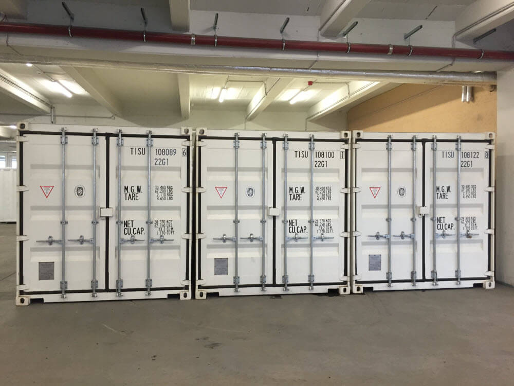 Hallenlager self storage einlagern auslagern container transport mobil
